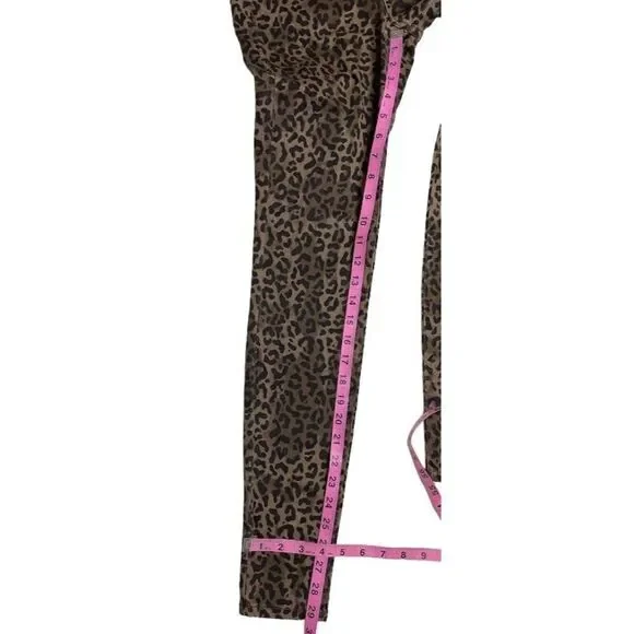 William Rast Iconic‎ Vintage Perfect Skinny Jean Women's 28 Cheetah Animal Print - Picture 5 of 9